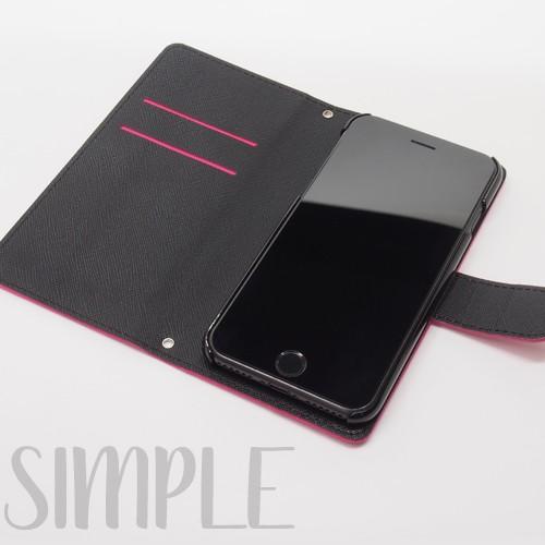 スマホケース 手帳型 iPhone14 AQUOS Galaxy Xperia OPPO 対応機種多数 スマホ カバー シンプル 無地 クオーレ |  | 02