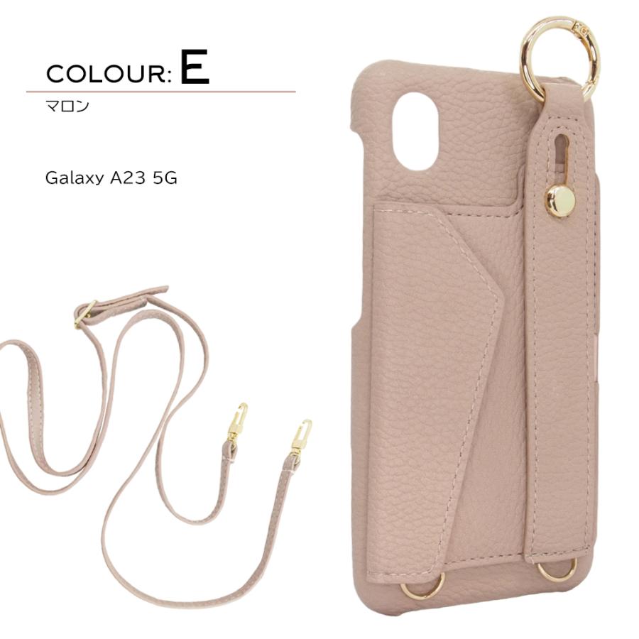 Galaxy A23 5G スマホショルダー ストラップ ケース SC-56C SCG18