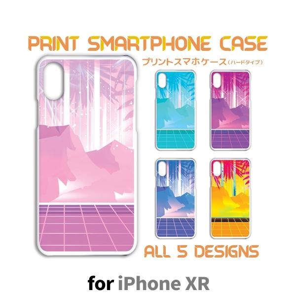 iPhoneXR ケース カバー スマホケース 山 イラスト iphone xr アイフォン 片面 / TK-684｜prisma