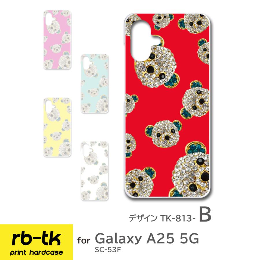 Galaxy A25 5G ケース くま パターン SC53F ギャラクシー スマホケース