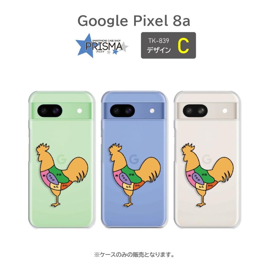 Google pixel8a とケース ピクセル8a ケース Google Pixel8a 肉 豚 牛 ニワトリ 部位
