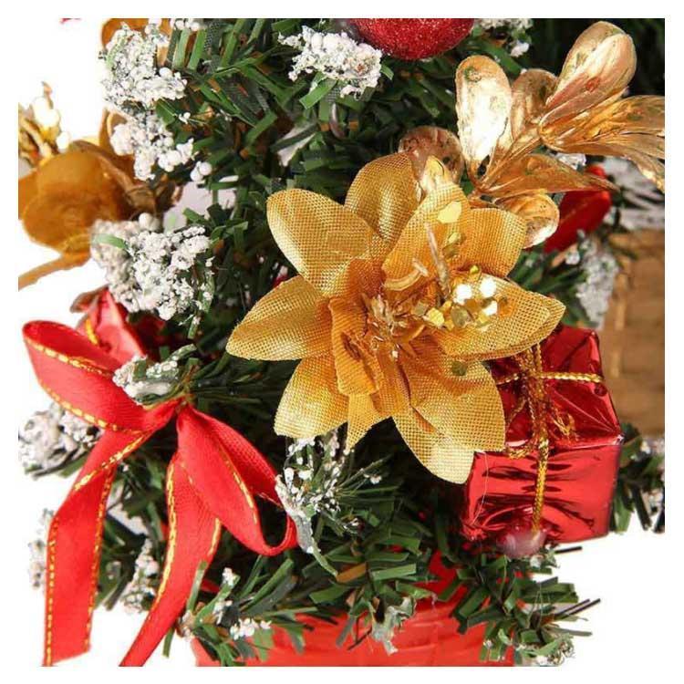 ミニ クリスマスツリー 卓上 ミニツリー 30cm 40cm オーナメント付き 小さめ クリスマス飾り おしゃれ キラキラ 雰囲気満々 暖かい 飾り |  | 10