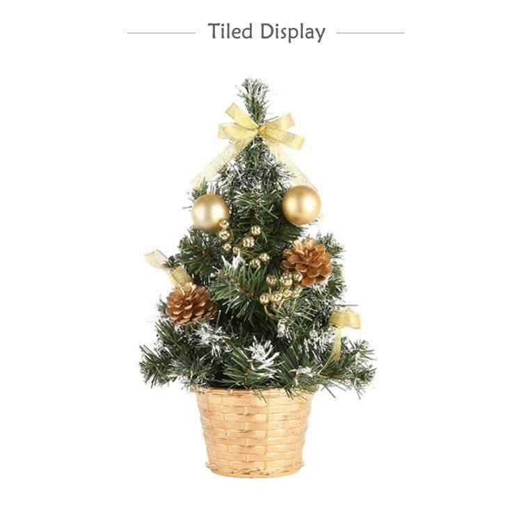 ミニ クリスマスツリー 卓上 ミニツリー 30cm 40cm オーナメント付き 小さめ クリスマス飾り おしゃれ キラキラ 雰囲気満々 暖かい 飾り |  | 08