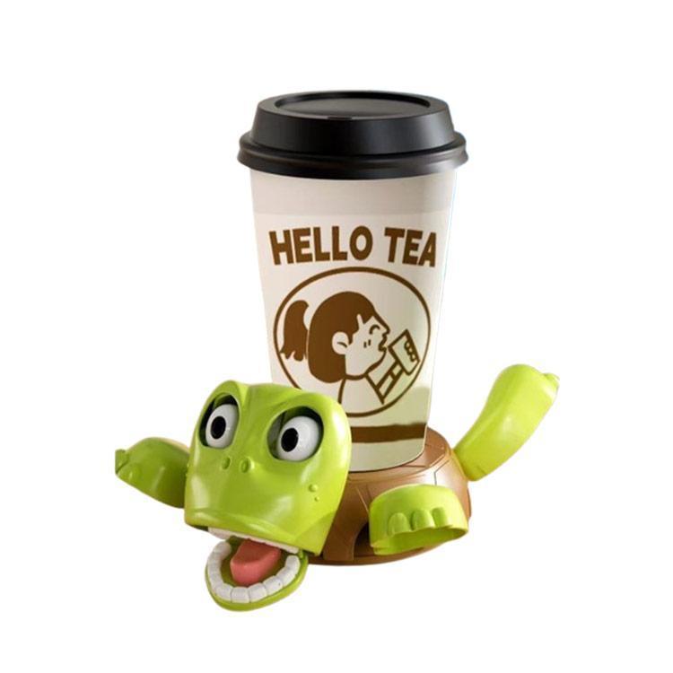 2個セット コースター 面白いタートルコースター 亀コースター カメのコップマット オープンアイドタートルティーコースター 3Dプリントカップホルダー |  | 02