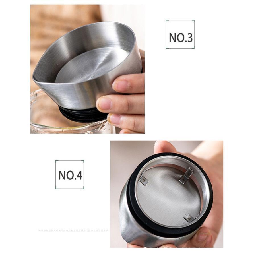 ガラス ピッチャー 蓋付き 1リットル 麦茶ポット 耐熱 食洗器対応 洗いやすい ポケット 水差し ボトル スリム 冷茶 ジャグ ウォーターピッチャー |  | 02