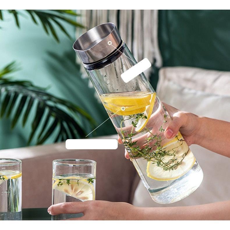 ガラス ピッチャー 蓋付き 1リットル 麦茶ポット 耐熱 食洗器対応 洗いやすい ポケット 水差し ボトル スリム 冷茶 ジャグ ウォーターピッチャー |  | 09
