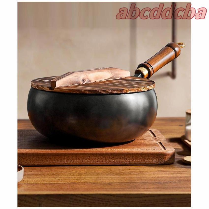 鍋 フライパン 鉄鍋 木柄 24cm 中華鍋 鉄フライパン 焦げ付かない 伝統鉄鍋 鉄製中華鍋 焦げ付き防止 軽量設計 省エネ |  | 10