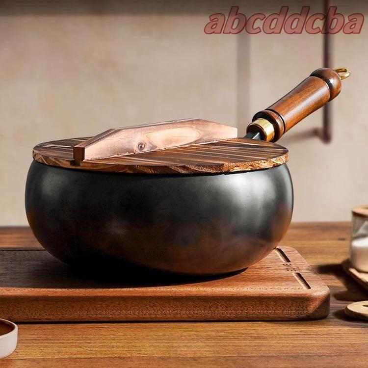 鍋 フライパン 鉄鍋 木柄 24cm 中華鍋 鉄フライパン 焦げ付かない 伝統鉄鍋 鉄製中華鍋 焦げ付き防止 軽量設計 省エネ |  | 01