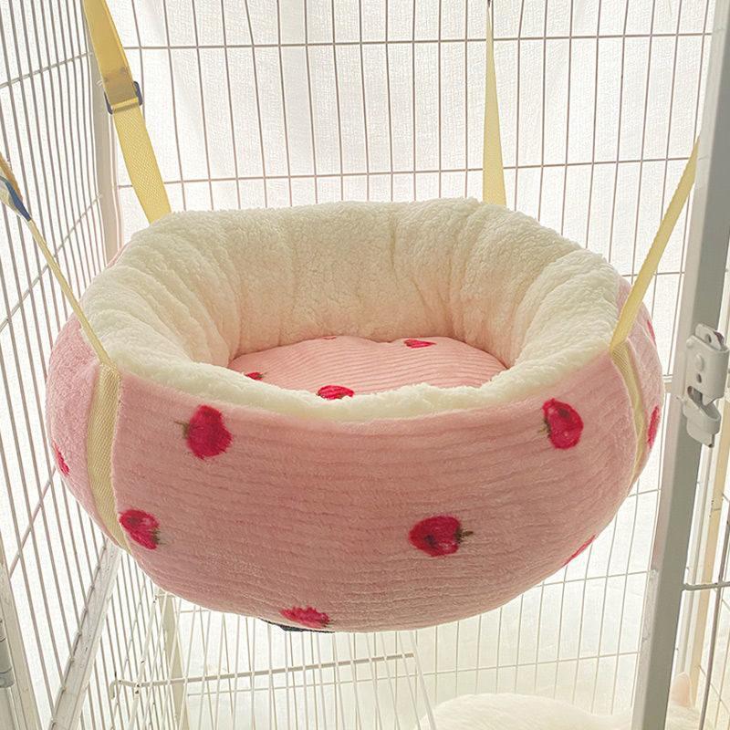 ケージ用 ハンモック キャットハンモック 厚手 もこもこ 猫 フック付き 吊り下げ あったか 猫 ペットハンモック ねこ キャットベッド |  | 04