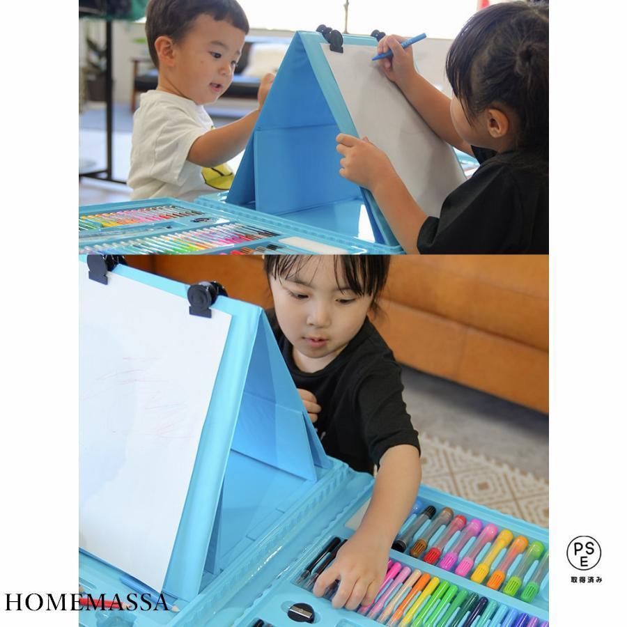 お絵描き セット お絵かき ボード 208ピース 誕生日 クリスマス プレゼント 入学 入園 祝い 色鉛筆 クレヨン 絵具 文房具セット 男の子 女の子 キッズ |  | 04