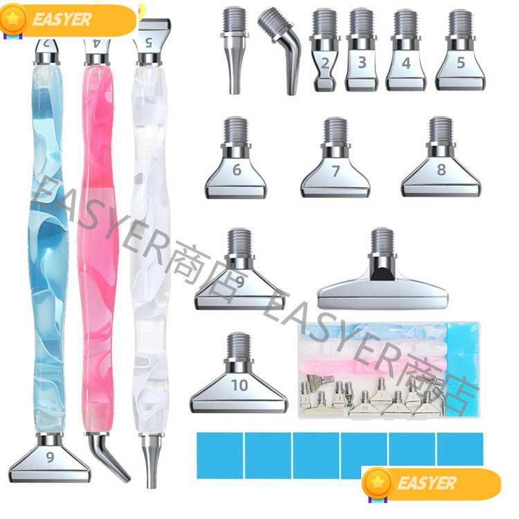 メタルチップ ダイヤモンドペインティング ダイヤモンドアート キット ペン ダイヤモンドペイントツール ペインティングペン 用ペイントワ |  | 04