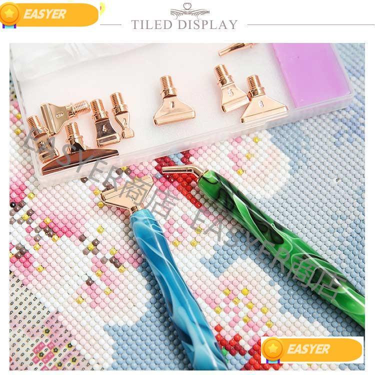 メタルチップ ダイヤモンドペインティング ダイヤモンドアート キット ペン ダイヤモンドペイントツール ペインティングペン 用ペイントワ |  | 07