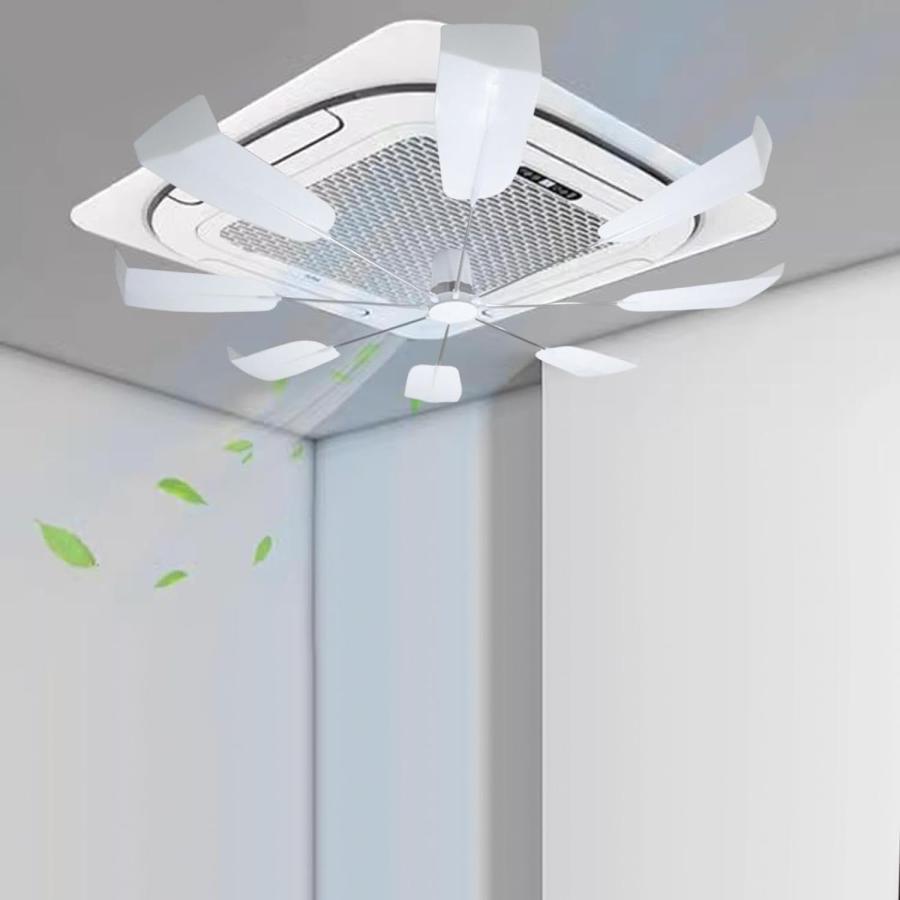 エアコン プロペラ エアコン風防 エアコン風板 セントラル エアコン 風向板 セントラル エアコン デフレクター ウィンド バッフル エアコン バッフル 図書館ホー |  | 01