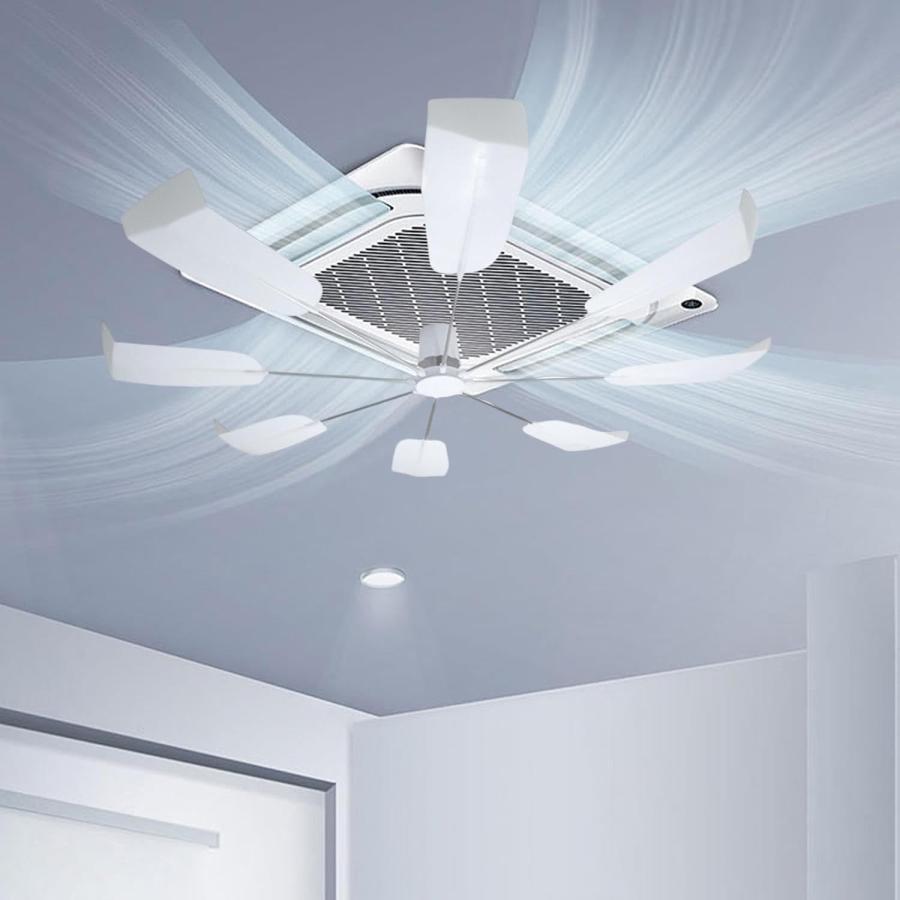 エアコン プロペラ エアコン風防 エアコン風板 セントラル エアコン 風向板 セントラル エアコン デフレクター ウィンド バッフル エアコン バッフル 図書館ホー |  | 03