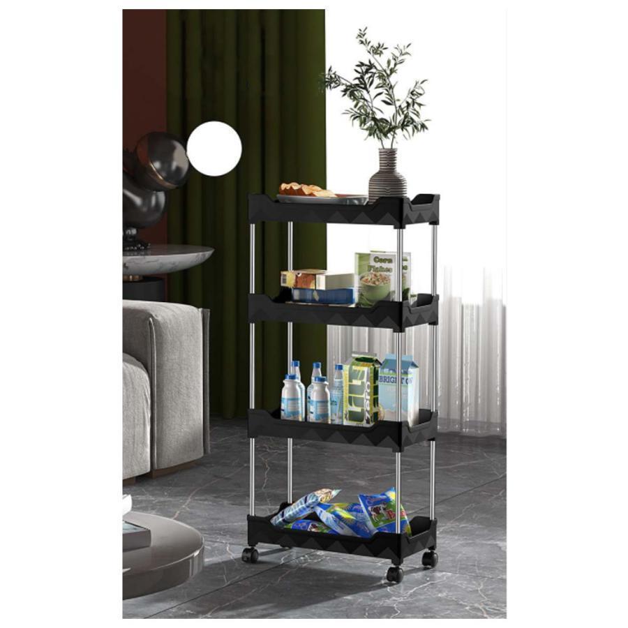 キャスター付き 隙間収納トローリー 幅13cm すきま収納 キッチン隙間収納 収納 すき間 すきま すき間収納 ワゴンラック 隙間ラック スリム収納 |  | 10