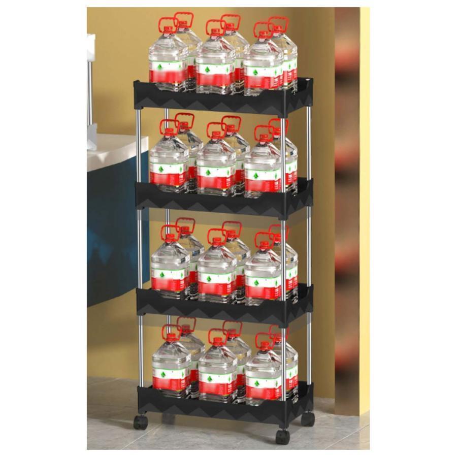 キャスター付き 隙間収納トローリー 幅13cm すきま収納 キッチン隙間収納 収納 すき間 すきま すき間収納 ワゴンラック 隙間ラック スリム収納 |  | 14