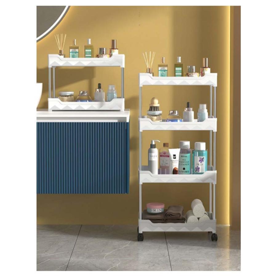 キャスター付き 隙間収納トローリー 幅13cm すきま収納 キッチン隙間収納 収納 すき間 すきま すき間収納 ワゴンラック 隙間ラック スリム収納 |  | 16