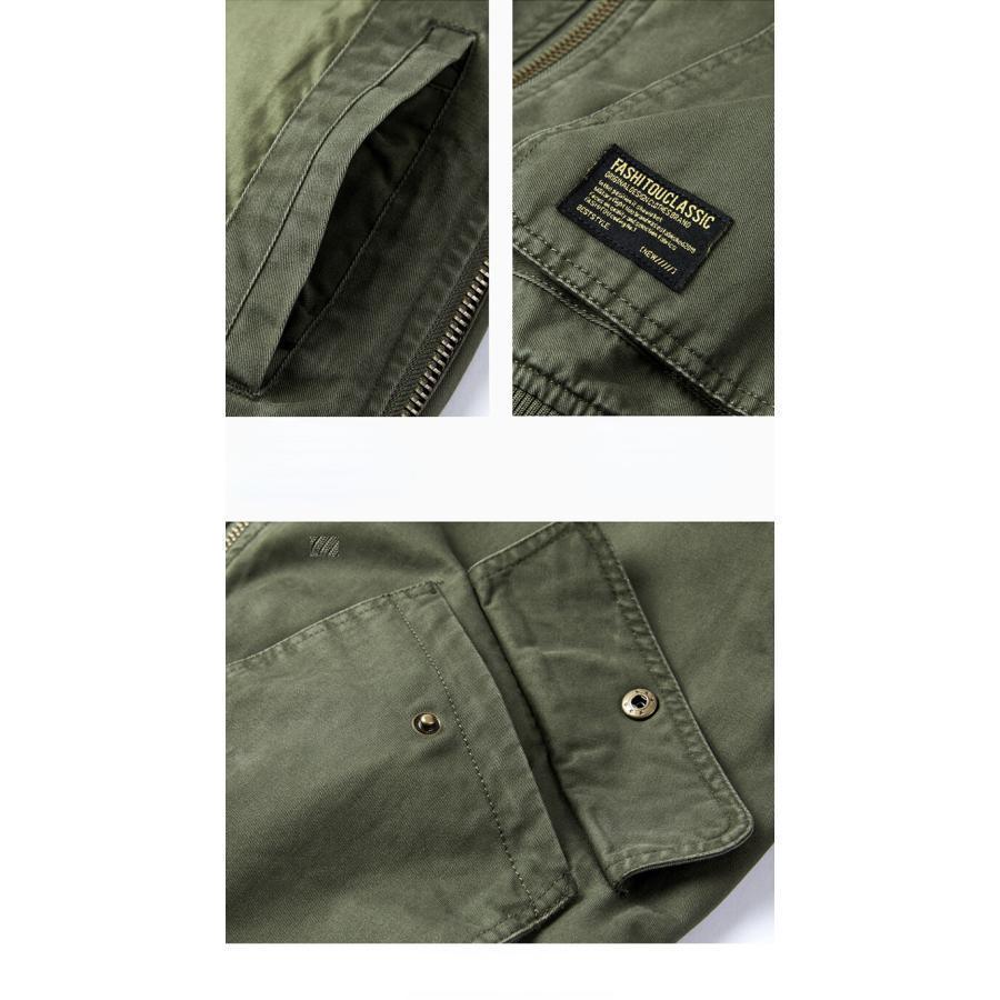 中綿入りma1 メンズ フライトジャケット 中綿ジャケット キルティングコート 綿生地 ソフト ミリタリー ジップアップ アウトドア ワークジャケット |  | 11