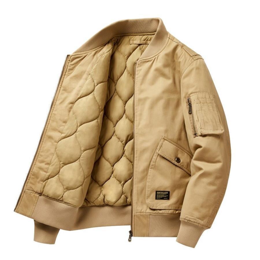 中綿入りma1 メンズ フライトジャケット 中綿ジャケット キルティングコート 綿生地 ソフト ミリタリー ジップアップ アウトドア ワークジャケット |  | 01