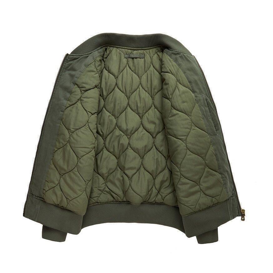 中綿入りma1 メンズ フライトジャケット 中綿ジャケット キルティングコート 綿生地 ソフト ミリタリー ジップアップ アウトドア ワークジャケット |  | 03