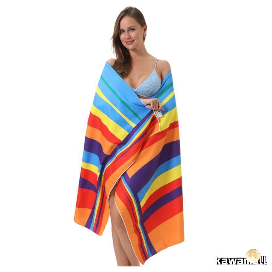 ビーチタオル かわいい ビーチブランケット プールタオル バスタオル 防砂 大判 砂がつかない 吸水 マイクロファイバー 速乾 軽量 コンパクト 持ち |  | 13