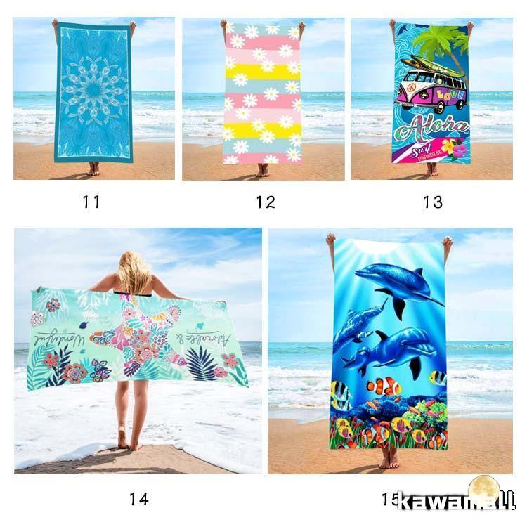 ビーチタオル かわいい ビーチブランケット プールタオル バスタオル 防砂 大判 砂がつかない 吸水 マイクロファイバー 速乾 軽量 コンパクト 持ち |  | 08
