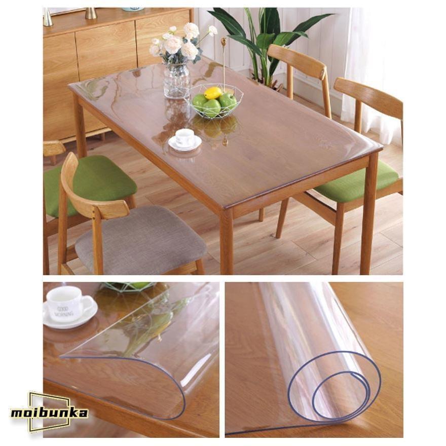 透明 テーブルクロス デスクマット テーブルマット 食卓デスクマット 食卓カバー 室内マット 撥水 滑り止め PVC 撥油 耐熱 汚れ防止 傷防止 防 |  | 15