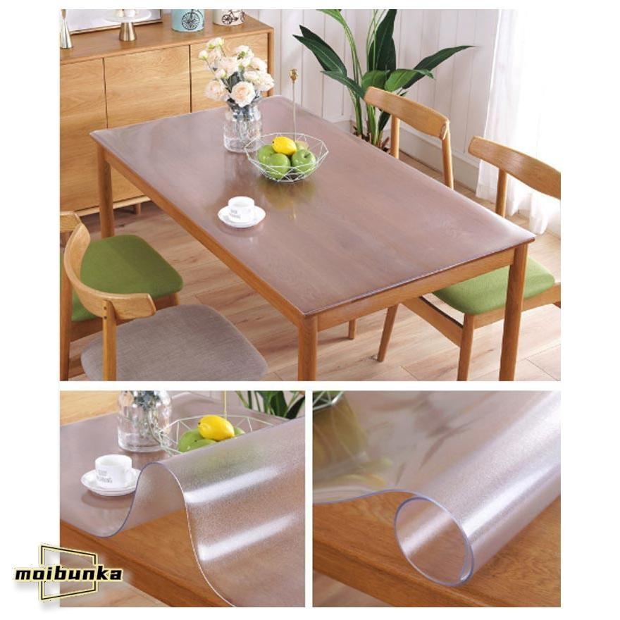 透明 テーブルクロス デスクマット テーブルマット 食卓デスクマット 食卓カバー 室内マット 撥水 滑り止め PVC 撥油 耐熱 汚れ防止 傷防止 防 |  | 16