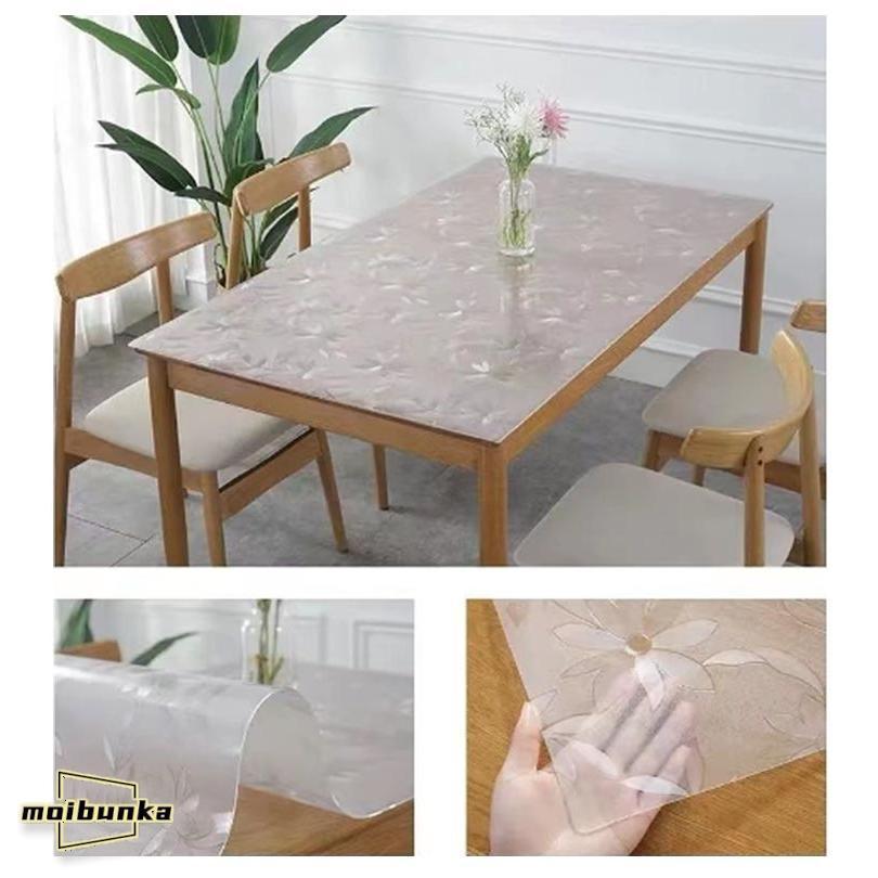 透明 テーブルクロス デスクマット テーブルマット 食卓デスクマット 食卓カバー 室内マット 撥水 滑り止め PVC 撥油 耐熱 汚れ防止 傷防止 防 |  | 17