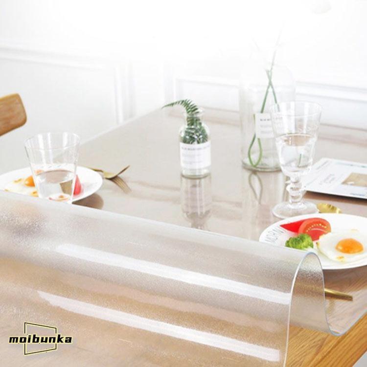 透明 テーブルクロス デスクマット テーブルマット 食卓デスクマット 食卓カバー 室内マット 撥水 滑り止め PVC 撥油 耐熱 汚れ防止 傷防止 防 |  | 01