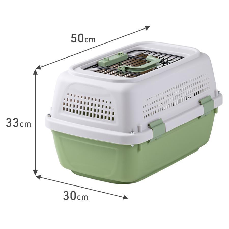 ペットキャリーケース ハード 小型 犬 猫 上扉 ペットキャリーバッグ 持ち運び 軽量 クレート ペットハウス ドッグキャリーバッグ 頑丈 旅行 車 |  | 12