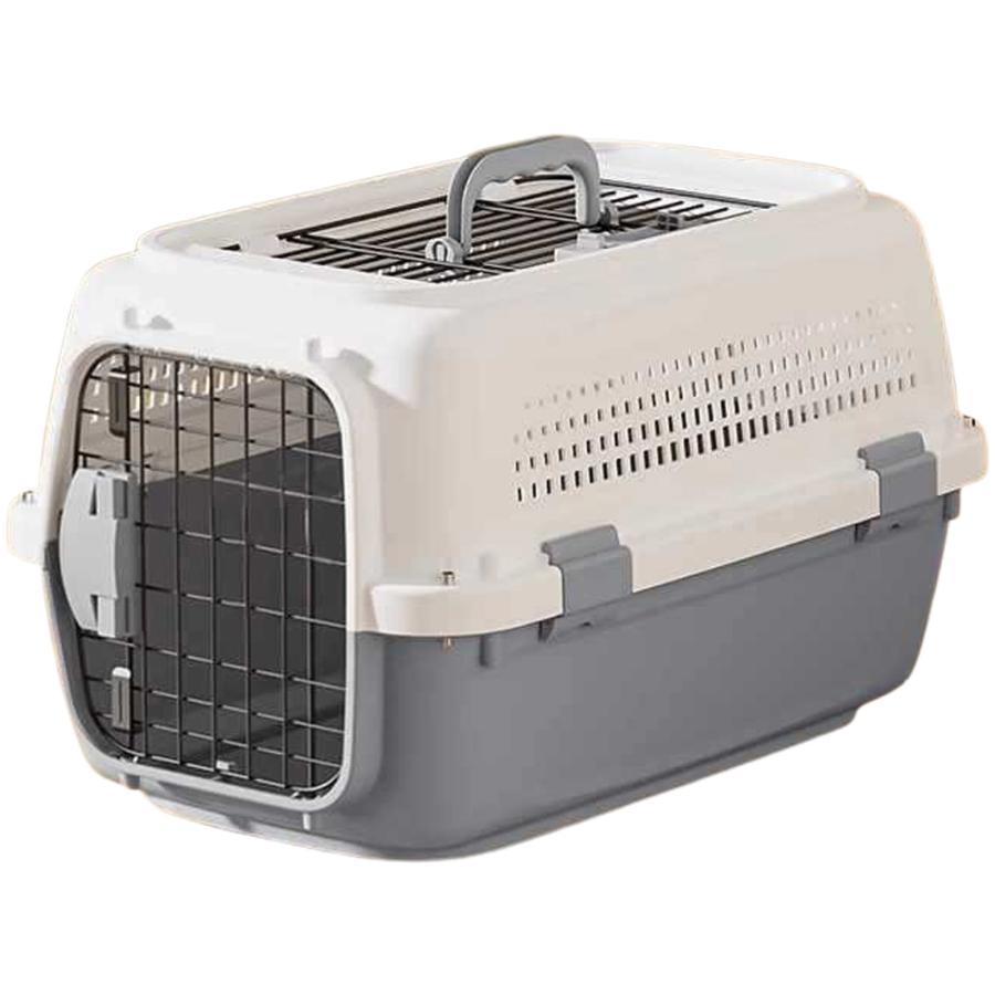 ペットキャリーケース ハード 小型 犬 猫 上扉 ペットキャリーバッグ 持ち運び 軽量 クレート ペットハウス ドッグキャリーバッグ 頑丈 旅行 車 |  | 19