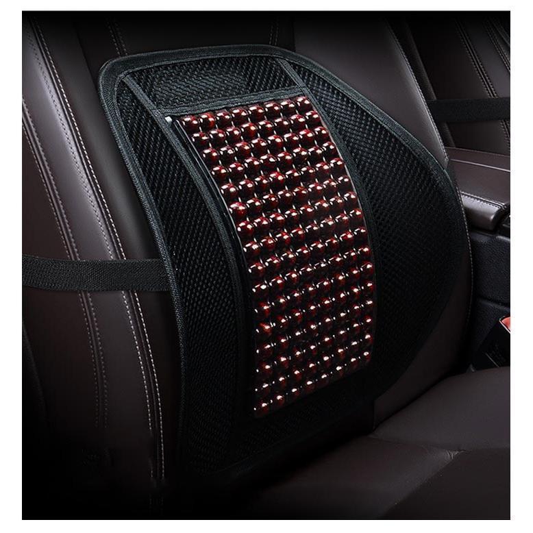 車 シートカバー 木製ビーズ メッシュ カーシート 車用 内装パーツ 座面 腰当て 前席用 運転席 助手席 夏 クールシート 蒸れない 消臭抗菌 通気 |  | 10