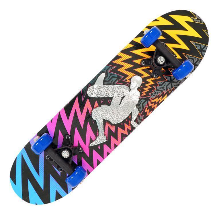 スケボー 子供用 スケートボード 15色 軽量 ダンス 練習 女の子 男の子 誕生日 お祝い ギフト プレゼント キッズ 滑らかな乗り心地 |  | 11
