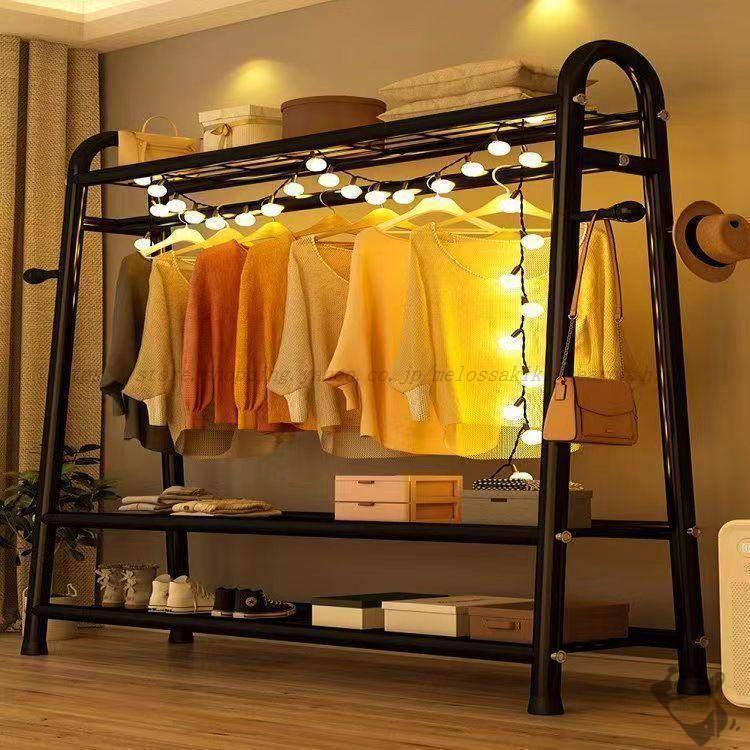 ハンガーラック パイプハンガー 幅80cm ワイドAタイプ 収納 棚 ラック 服かけスタンド おしゃれ コートハンガー 洋服掛け 衣類収納 洋服掛雑物 |  | 01