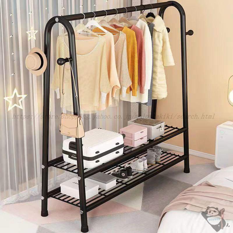 ハンガーラック パイプハンガー 幅80cm ワイドAタイプ 収納 棚 ラック 服かけスタンド おしゃれ コートハンガー 洋服掛け 衣類収納 洋服掛雑物 |  | 03