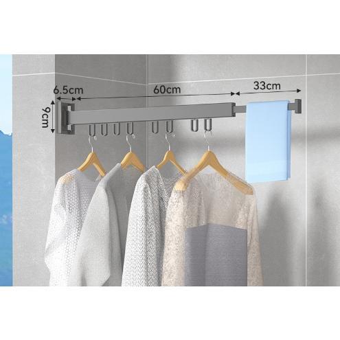 壁掛けハンガーラック 折り畳みハンガー 室内物干し 回転可能 物干し竿 9連ラック 洗濯物干し 部屋干し掛け 乾燥ラック 洗濯ハンガー |  | 11
