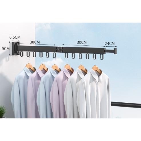 壁掛けハンガーラック 折り畳みハンガー 室内物干し 回転可能 物干し竿 9連ラック 洗濯物干し 部屋干し掛け 乾燥ラック 洗濯ハンガー |  | 08