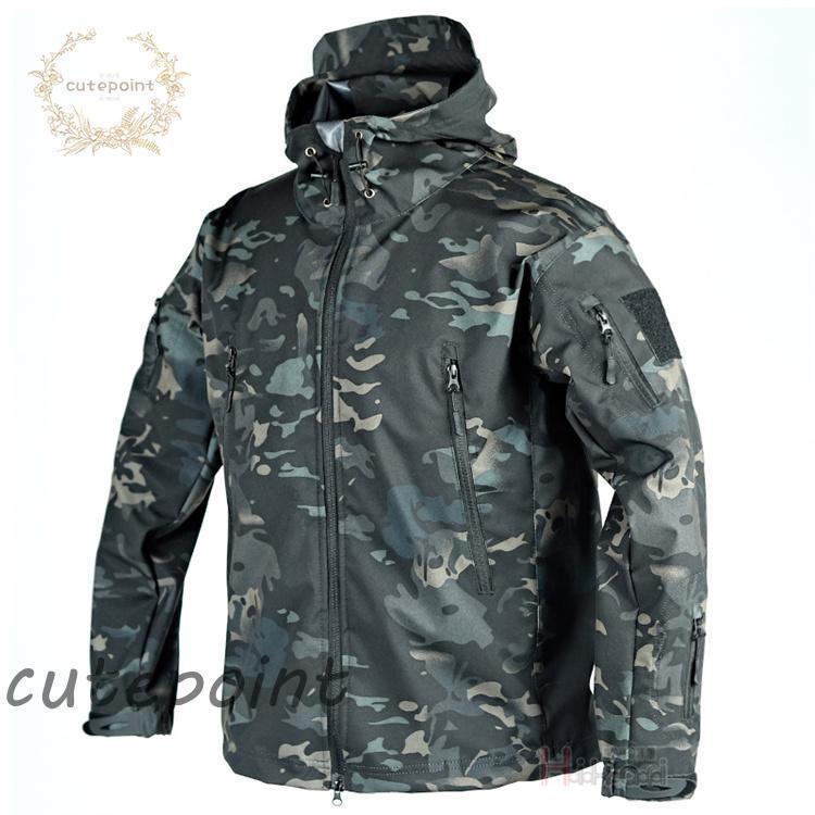 ミリタリー フード付 タクティカルジャケット メンズ ミリタリージャケット ソフトシェル マウンテンパーカー ジャンパー |  | 06