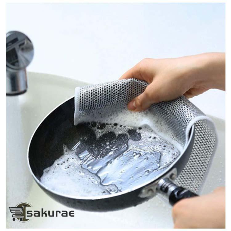 20枚セット！ワイヤーふきん クロス 金属ふきん 食器洗い雑巾 メッシュ ボトル洗浄 食器洗い 20枚セット！ワイヤーふきん キッチンタオル 再利用可 |  | 15