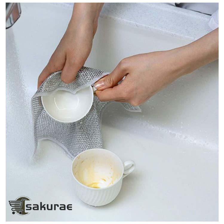 20枚セット！ワイヤーふきん クロス 金属ふきん 食器洗い雑巾 メッシュ ボトル洗浄 食器洗い 20枚セット！ワイヤーふきん キッチンタオル 再利用可 |  | 16