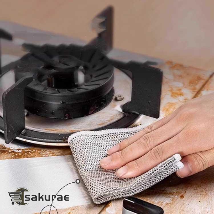 20枚セット！ワイヤーふきん クロス 金属ふきん 食器洗い雑巾 メッシュ ボトル洗浄 食器洗い 20枚セット！ワイヤーふきん キッチンタオル 再利用可 |  | 01