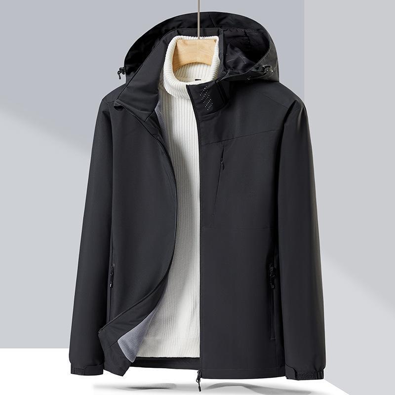 マウンテンパーカー メンズ レディース 裏起毛 撥水 登山 ボアジャケット ウインドブレーカー ジップアップ 釣り 厚手 防風 防寒 大きいサイズ 秋冬 |  | 04