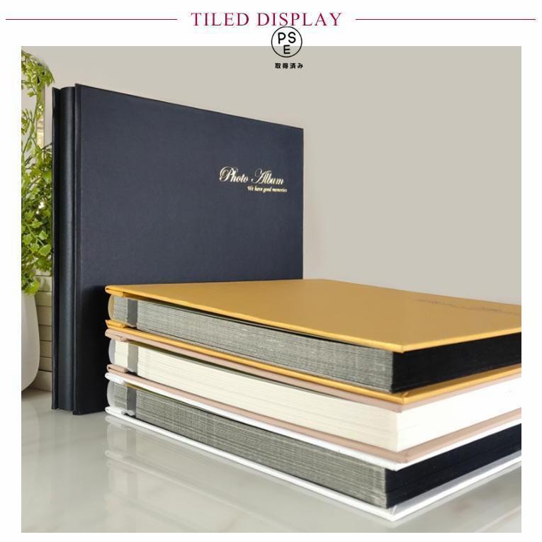 アルバム 貼る タイプ 30枚 60ページ 手作り フリーアルバム 粘着 貼り付け 手作り フォトアルバム 集合写真 黒台紙 粘着台紙 フォトアルバム |  | 07