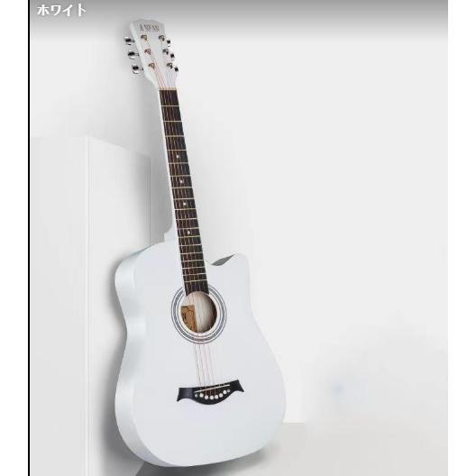 アコースティックギター初心者セット 楽器 入門 ギター 演奏用ギター 練習用 カラー選択 子供向け 大人向け |  | 06