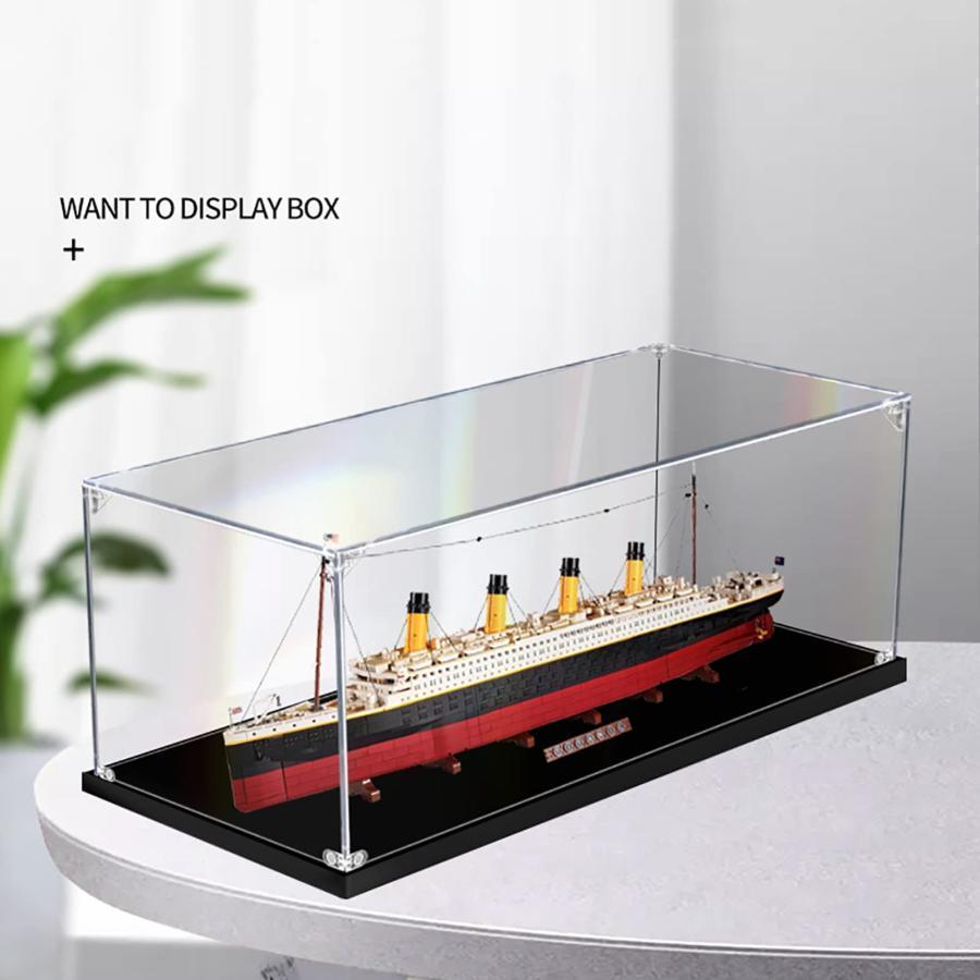 レゴ10294用アクリルディスプレイケースレゴ10294と互換性のあるタイタニック防塵保護ディスプレイボックス（レゴモデルには含まれていません） 3MM |  | 01