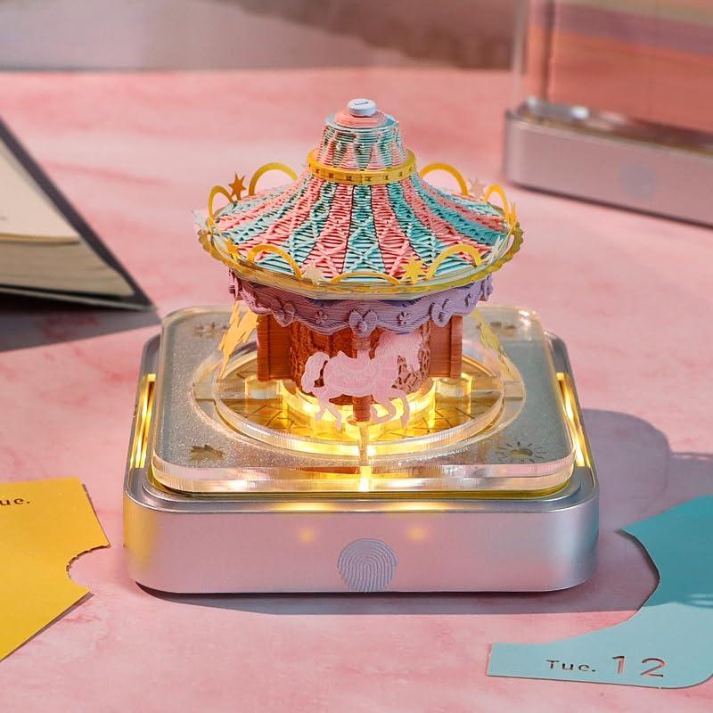 2026年卓上カレンダーメモパッド、 2026 デスクカレンダー 3D マジック キャッスル ウィークリー カレンダー メモ帳 クリエイティブ デスク カレンダー アートDI |  | 04