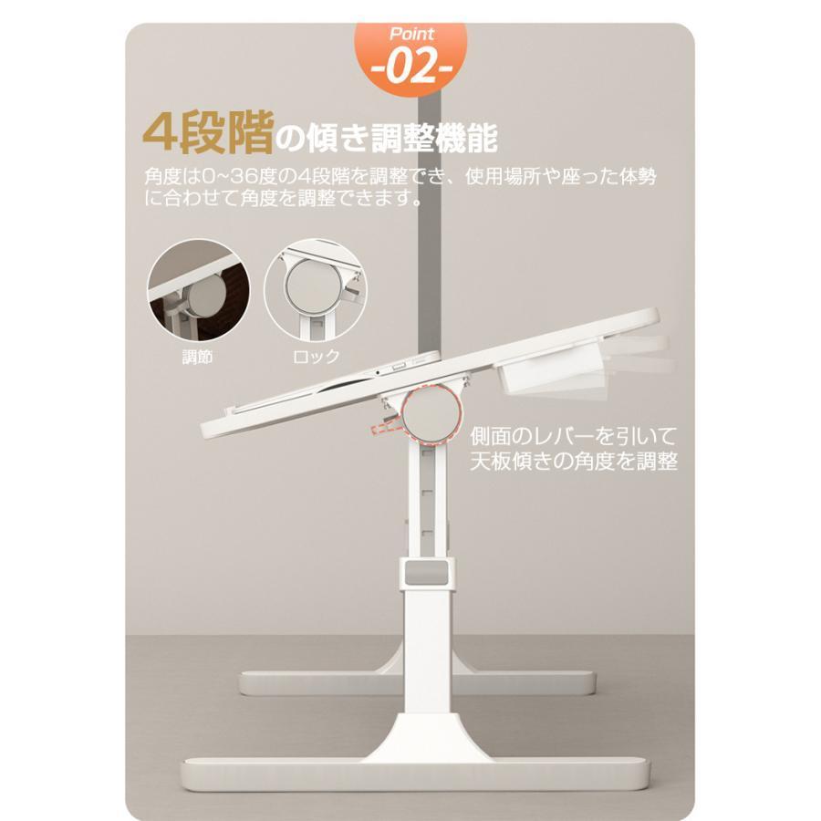 テーブル 折りたたみテーブル 幅60cm 昇降式 高さ調整 一人用 サイドテーブル ミニ ローテーブル おしゃれ 引き出し付 高さ調節 折り畳み式 |  | 04