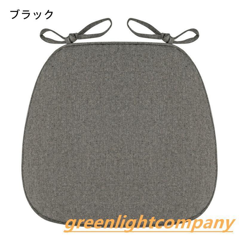 ダイニングチェア クッション 2枚セット/ 4枚セット洗える 椅子用 座布団 ひも付き 馬蹄形 シートクッション 食卓椅子用座布団 すべり止め付き 43*41C |  | 12