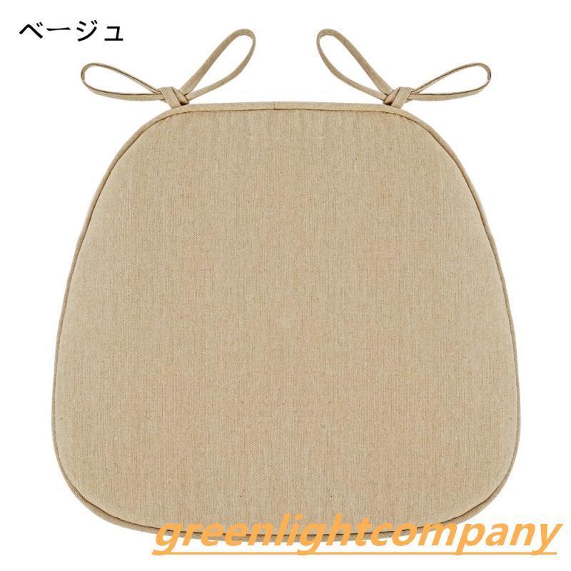 ダイニングチェア クッション 2枚セット/ 4枚セット洗える 椅子用 座布団 ひも付き 馬蹄形 シートクッション 食卓椅子用座布団 すべり止め付き 43*41C |  | 07